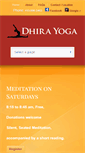 Mobile Screenshot of dhirayogacenter.com